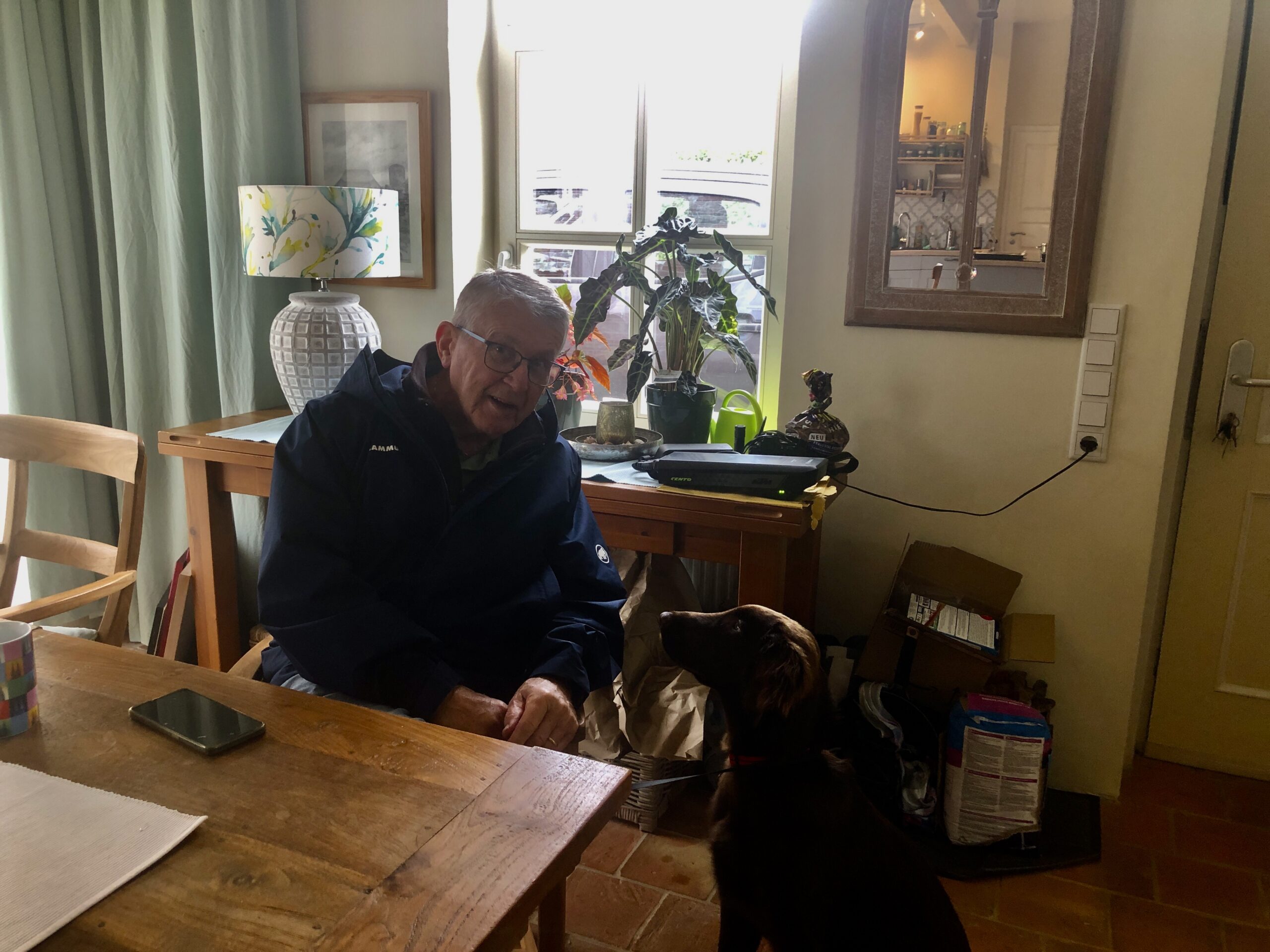 Loquard Krummhörn zu Besuch bei Astrid und Reinhold